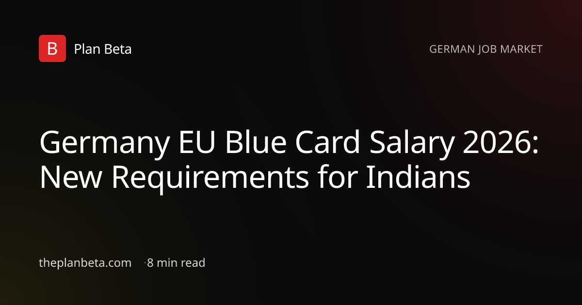EU Blue Card for Indians 2026: Eligibility, Process & PR in 21 Months ...
